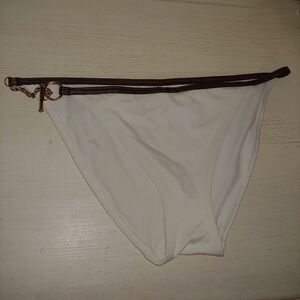 Victoria’s Secret Bikini Bottom Toggle-chain Strap Leatherette Bikini VS Swim